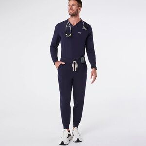 FIGS Men’s Brey Jogger Pants size Medium in Navy NWT